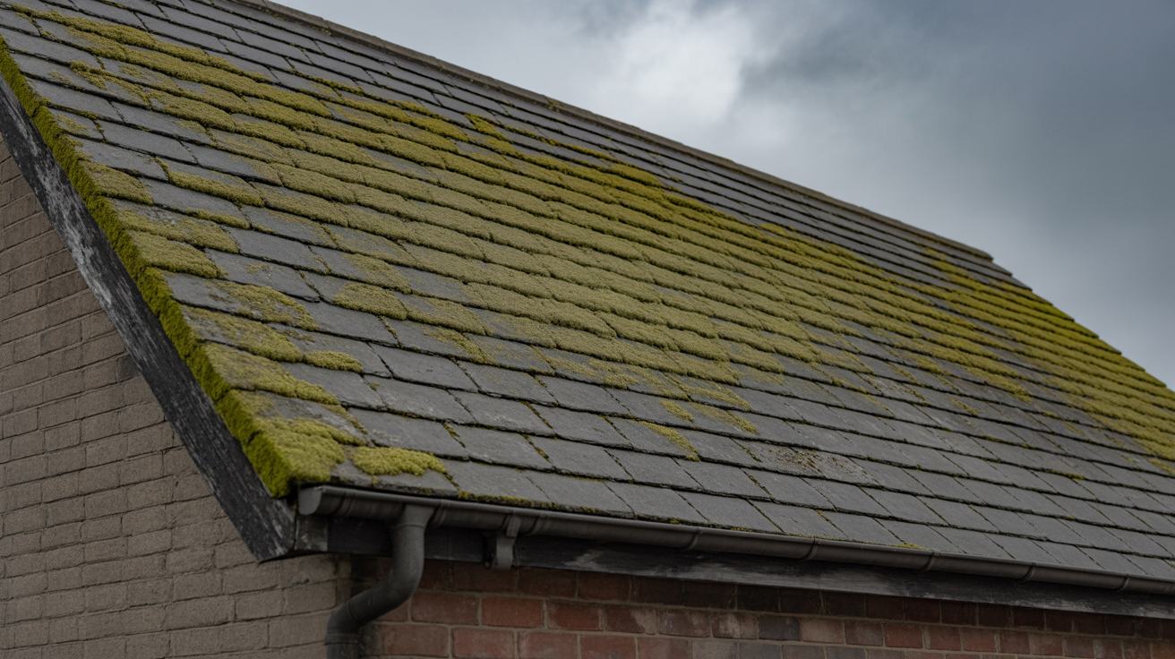 Roof Cleaning - Before