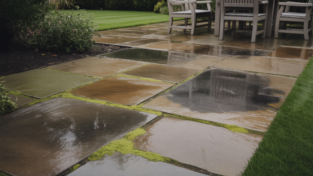 Stone Patio - Before